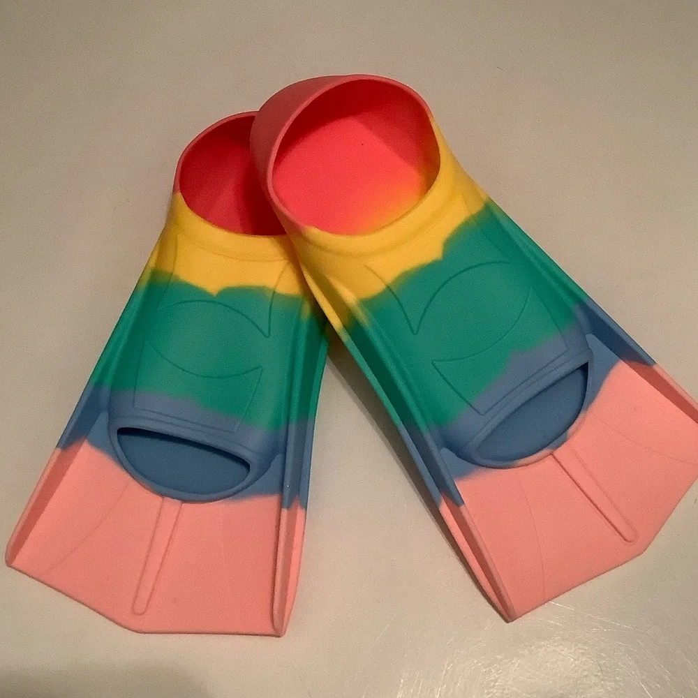 Colorful Swim Fins for kids size 8-11.5